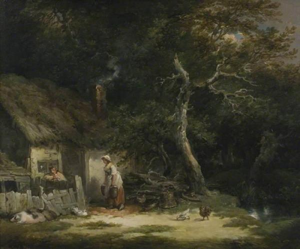 The Woodman's Cottage by George Morland