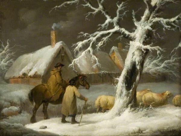 Winter Landscape by George Morland