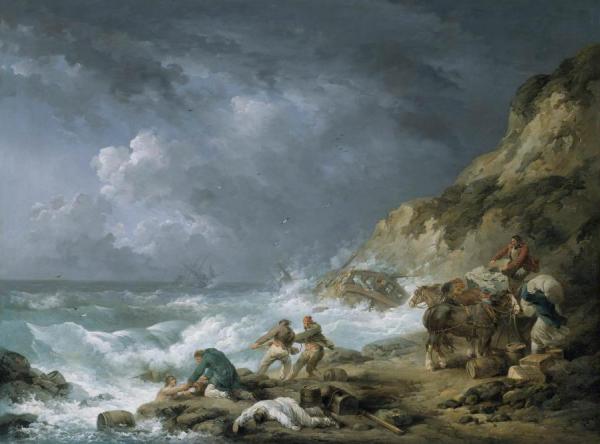 The Wreckers, 1791 by George Morland