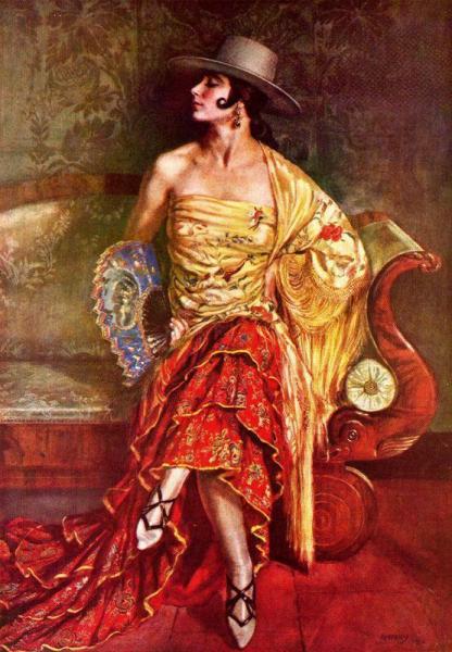 George Owen Wynne Apperley Flamenco Dancer