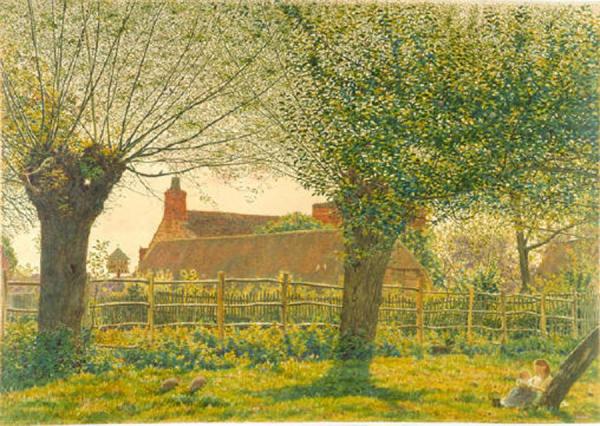 At Binsey, Near Oxford by George Price Boyce, R.w.s.