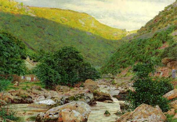 On The East Lynn, Middleham, North Devon by George Price Boyce, R.w.s.