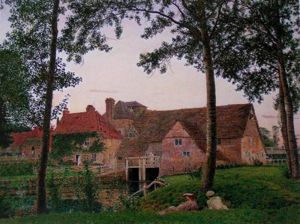 Streatley Mill by George Price Boyce, R.w.s.