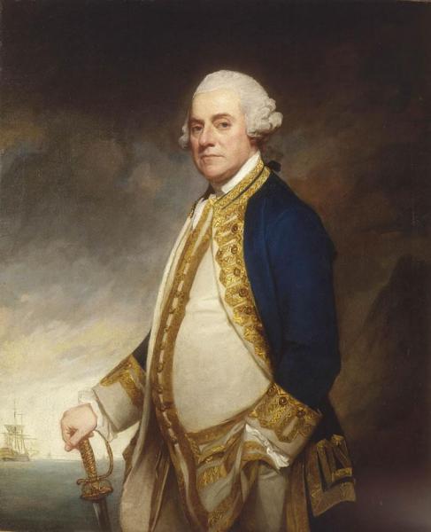 Admiral Sir Charles Hardy by George Romney