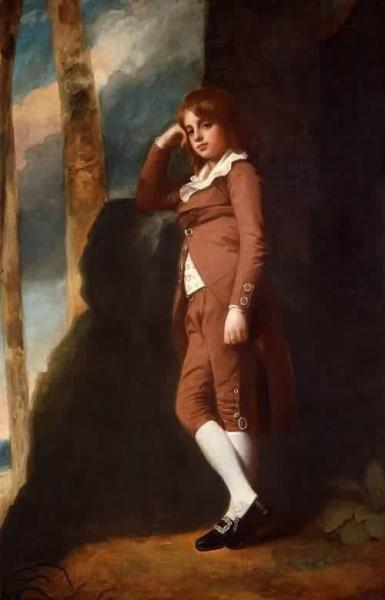 John Bensley Thornhill As A Boy by George Romney