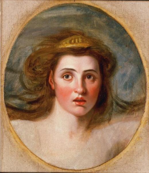 Lady Emma Hamilton As Cassandra by George Romney Oil Painting Reproductions