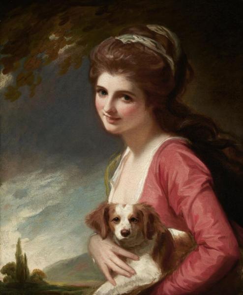 Lady Hamilton As Nature by George Romney Oil Painting Reproductions