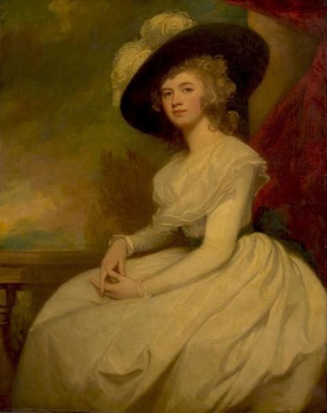 Mrs. Bryan Cooke (frances Puleston) by George Romney