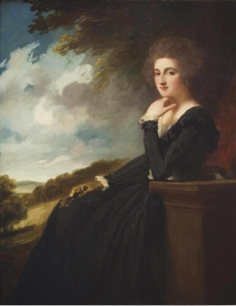 Mrs. Champion De Crespigny, Nee Dorothy Scott by George Romney