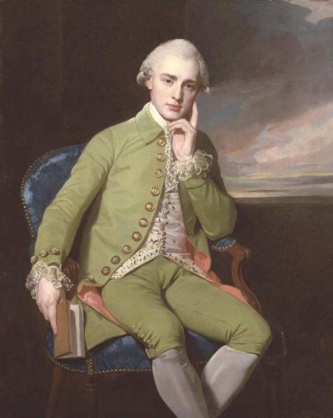 Portrait Of A Gentleman, Said To Be Earl Grey by George Romney