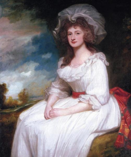 Portrait Of Anne Rodbard, Mrs. Blackburn by George Romney