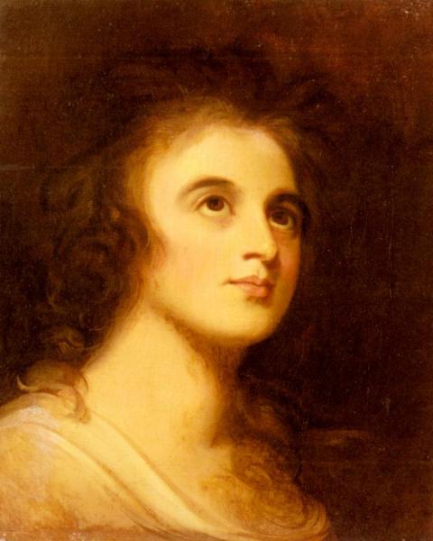 Portrait Of Emma Hamilton by George Romney