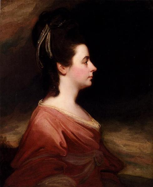 Portrait Of Harriet Gale by George Romney