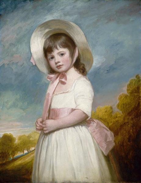 Portrait Of Miss Willoughby by George Romney