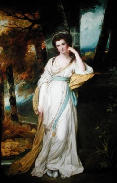 Portrait Of Mrs. Henry Maxwell by George Romney