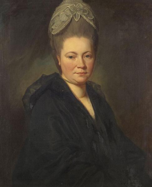 Portrait Of Mrs Marie-jean Gomm by George Romney