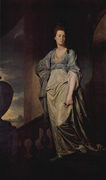 Portrait Of Mrs. Verelst by George Romney