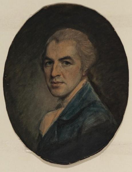 Portrait Of William Hayley by George Romney