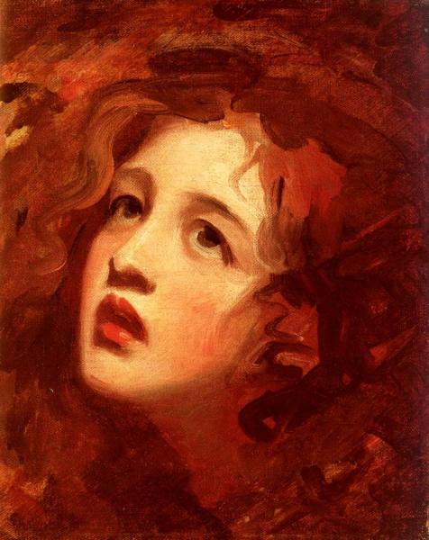 Study Of Emma Hamilton As Miranda by George Romney