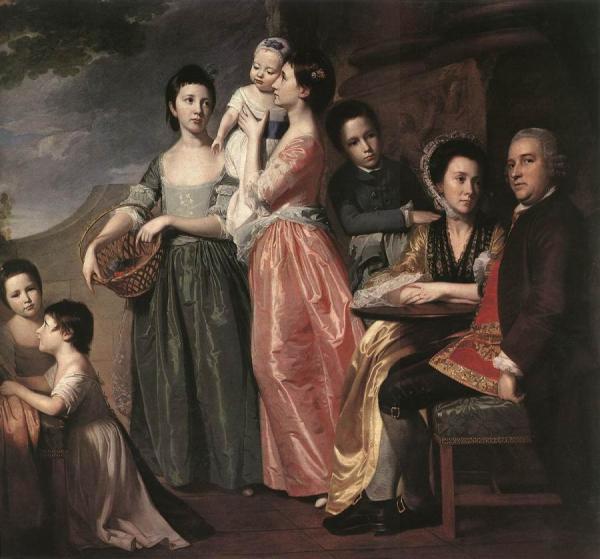 The Leigh Family by George Romney