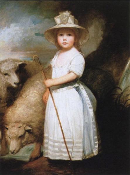 The Shepherd Girl by George Romney