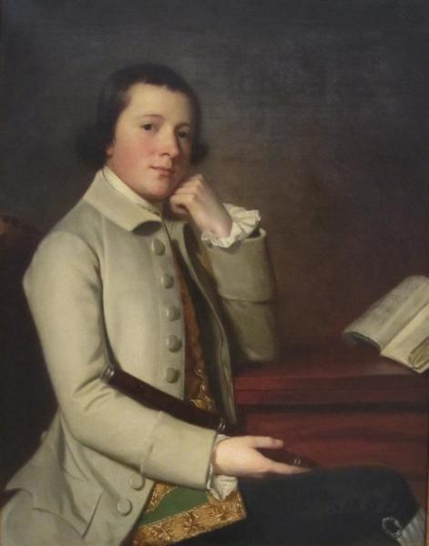 Young Man With A Flute by George Romney
