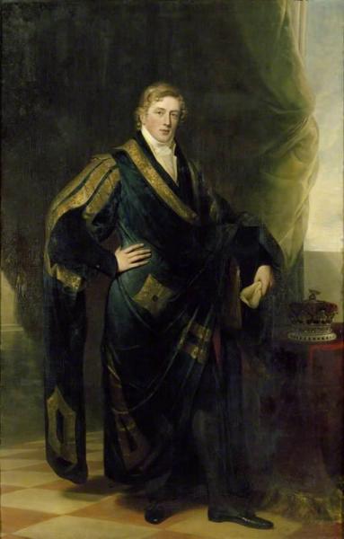 George Sanders George John Frederick Sackville, 4th Duke Of Dorset, In Academic Robes