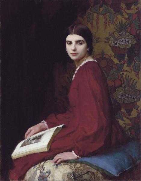 Portrait Of Betty Mccann by George Spencer Watson Oil Painting Reproductions