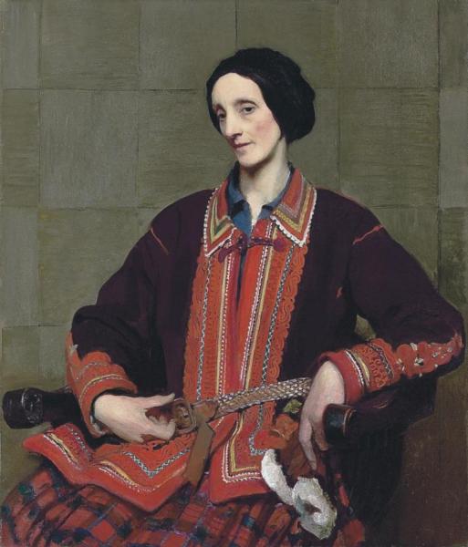 Portrait Of Hilda Spencer Watson by George Spencer Watson