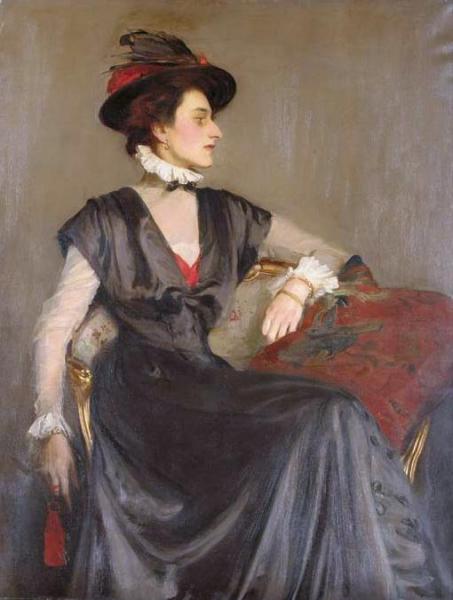 Portrait Of Monica Boyd by George Spencer Watson Oil Painting Reproductions