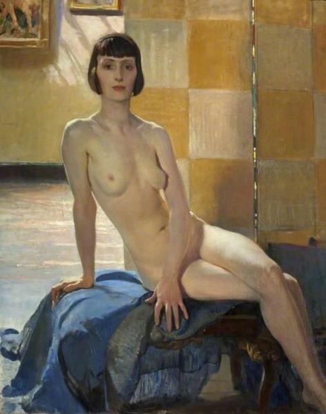 Sunlight Nude by George Spencer Watson Oil Painting Reproductions