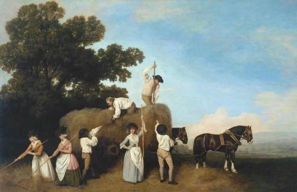 Haymakers by George Stubbs Oil Painting Reproductions