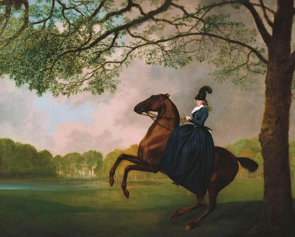 Laetitia, Lady Lade by George Stubbs