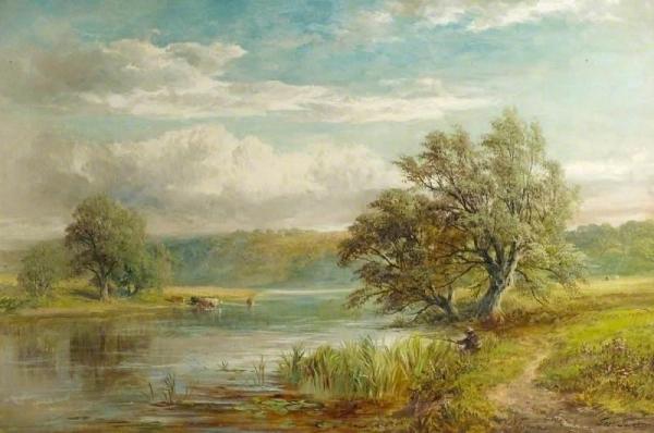 The Trent Below Weston Cliff by George Turner