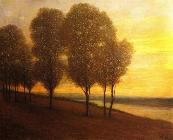 Evening, Sainte-famille by George Van Horn Millet
