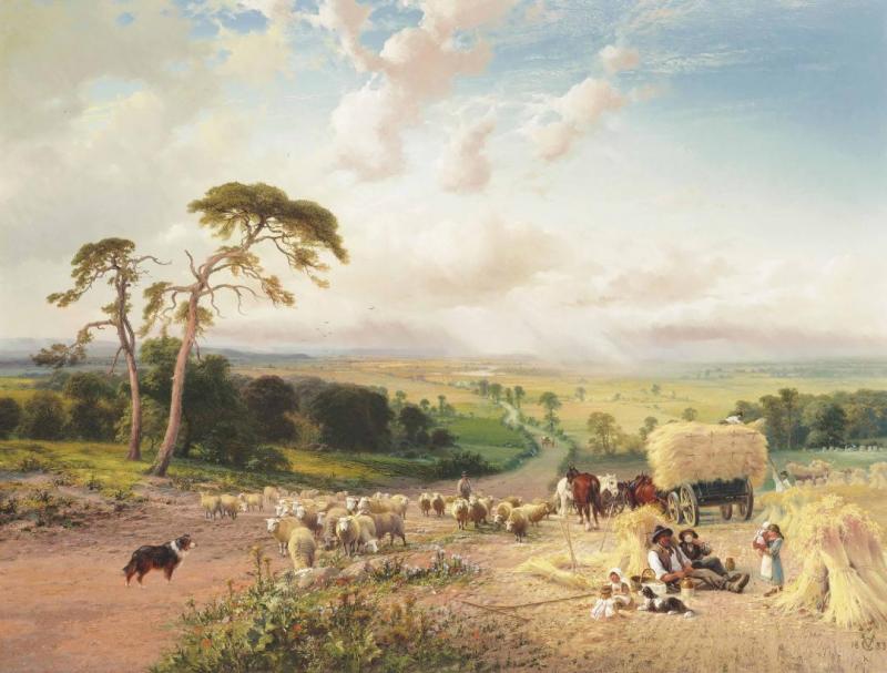 A Well Earned Rest, 1883 by George Vicat Cole