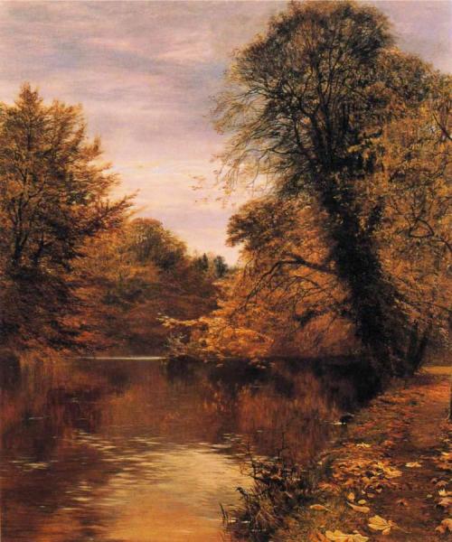 George Vicat Cole Leaves Are But The Wings On Which The Summer Flies