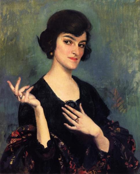 Daune O'neill by George W. Lambert