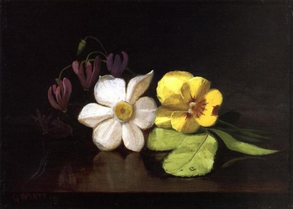 Still Life: A Handful Of Flowers by George W. Platt