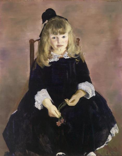 Anne In Black Velvet by George Wesley Bellows