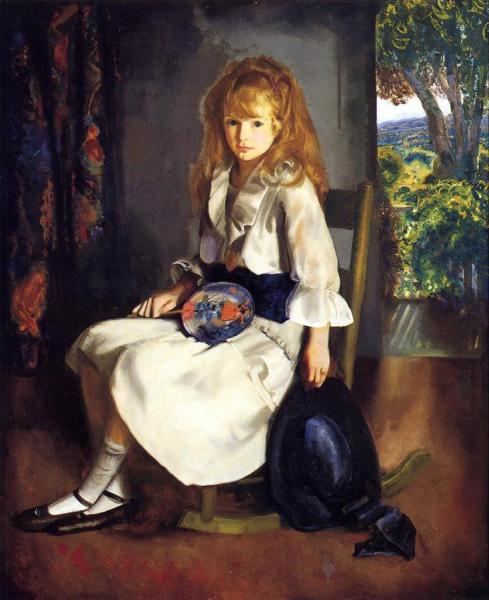 Anne In White by George Wesley Bellows