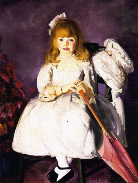 Anne With Her Parasol by George Wesley Bellows