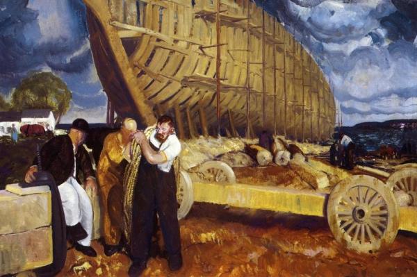 Builders Of Ships by George Wesley Bellows