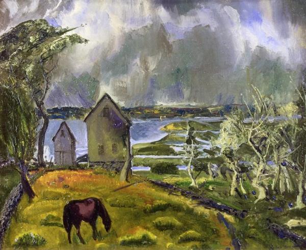 Dead Orchard, Newport, Rhode Island by George Wesley Bellows