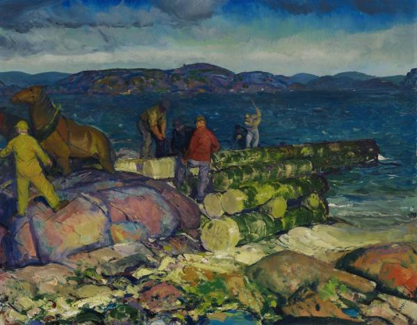 Dock Builders by George Wesley Bellows