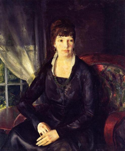 Emma At The Window by George Wesley Bellows