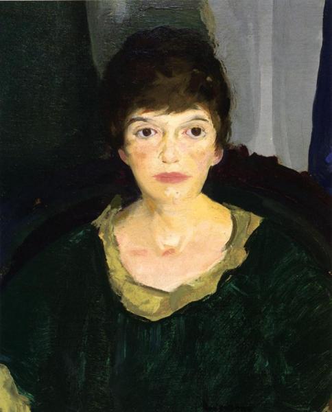 Emma In Night Light by George Wesley Bellows