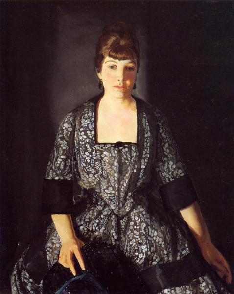 Emma In The Black Print by George Wesley Bellows