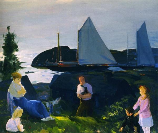Evening Group by George Wesley Bellows