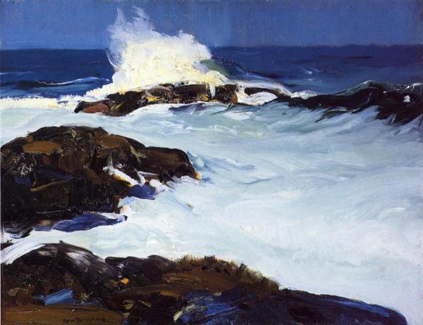 Flaming Breakers by George Wesley Bellows